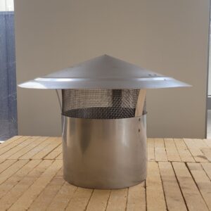 stainless steel cowl & spigot 6" $95 (copy)