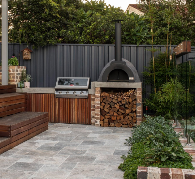 outdoor wood fired oven
